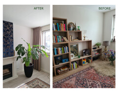 Before After woonkamer