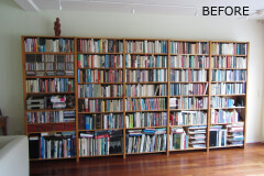 Boekenkast   before