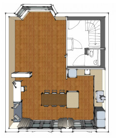 Keukenontwerp Topview Houten