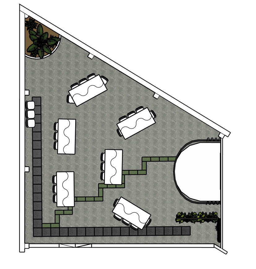 Lokaal 1.19A view top presentatie ruimte kopie