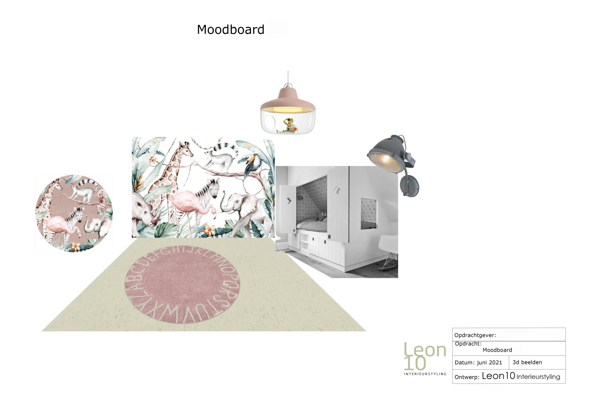 Moodboard meisjeskamer