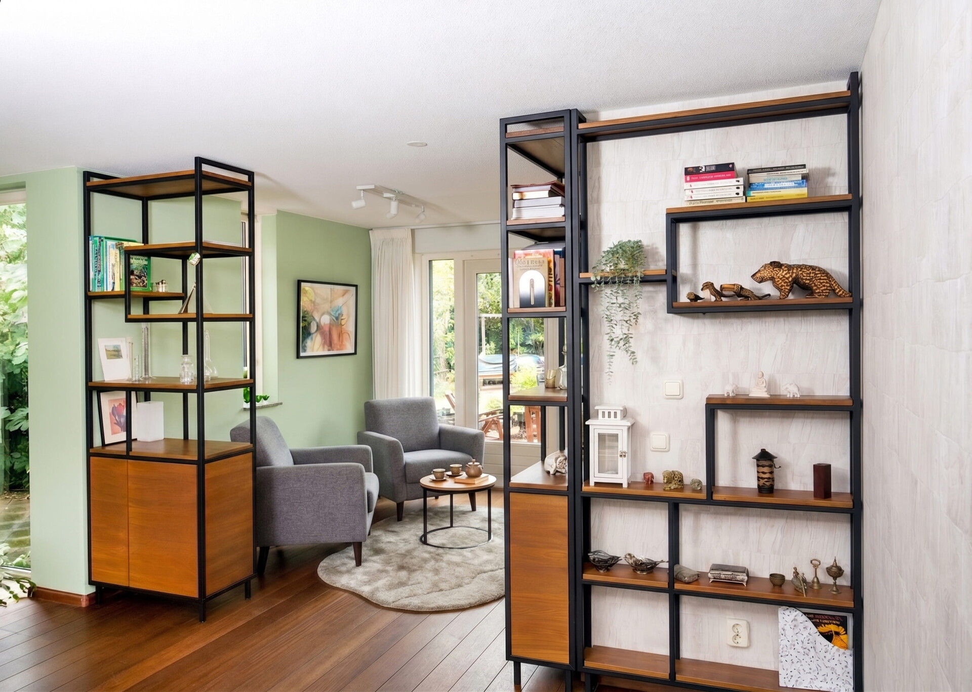 Woonkamer ontwerp roomdivider maatwerk